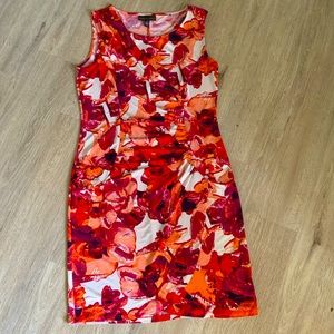 Multi colored midi dress